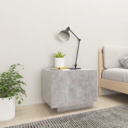Berkfield Home Bedside Cabinet Concrete Grey 100x35x40 cm Engineered Wood - Size: 100 x 35 x 40 cm - thumbnail 3
