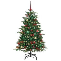 Berkfield Home Artificial Christmas Tree with 150 LEDs with Stand Green 150 cm - thumbnail 3