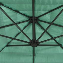 Berkfield Home Durable Garden Parasol with Steel Pole Green 246x246x230 cm - Size: 246 x 246 x 230 cm - thumbnail 9