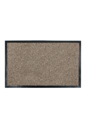 JVL Admiral Machine Washable Micorfibre Barrier Doormat 50x80cm Stone - Size: 50 cm x 80 cm - thumbnail 1