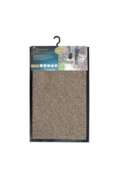 JVL Admiral Machine Washable Micorfibre Barrier Doormat 50x80cm Stone - Size: 50 cm x 80 cm - thumbnail 5