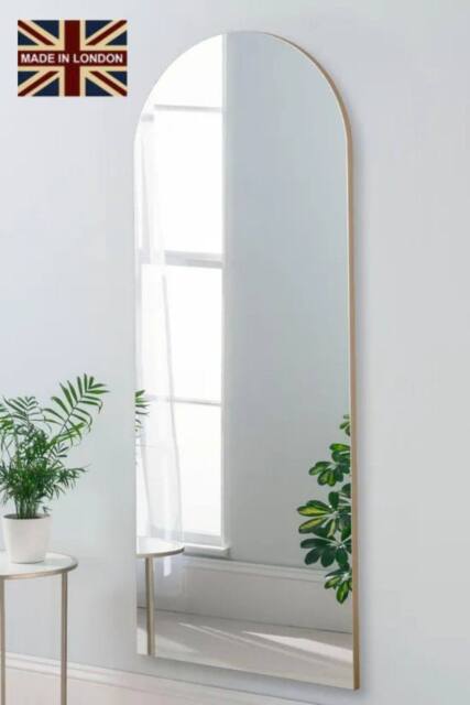 Yearn Mirrors Minimal Arch Gold Full Length Mirror 150x60cm - Size: 150x60 cm - image 1