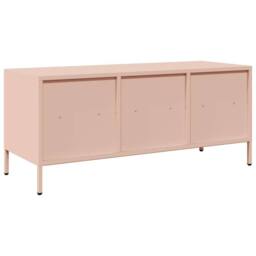 Berkfield Home TV Cabinet Pink 101.5x39x43.5 cm Cold-rolled Steel - thumbnail 7