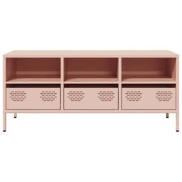 Berkfield Home TV Cabinet Pink 101.5x39x43.5 cm Cold-rolled Steel - thumbnail 4