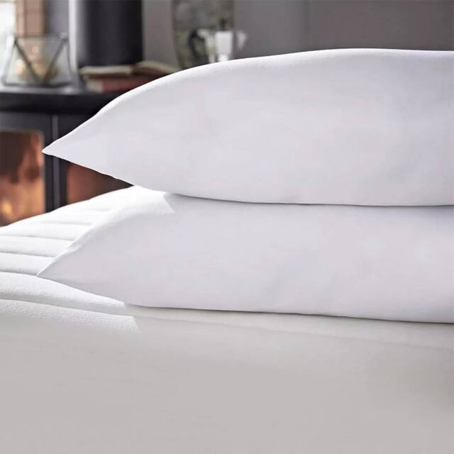 Voltico Silentnight Winter Warmers Pillows 2 Pack Thermal Comfort in White - Size: Standard Pillow Case - image 1