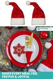 Neel Blue Christmas Mini Felt Fleece Santa Hat, Xmas Red Santa Tiny - Pack of 20 - thumbnail 5