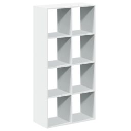 Berkfield Home Room Divider Bookcase White 69.5x29x137.5 cm Engineered Wood - thumbnail 2