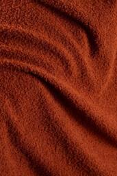 BHS Teddy Bear Fleece Throw in Orange - thumbnail 2