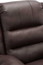 More4Homes Loxley Dual Motor Electric Rise Recliner Bonded Leather Lift Chair in Brown - thumbnail 6