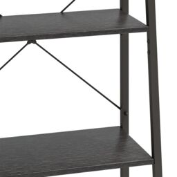 Berkfield Home 5-Tier Standing Shelf Black 56x35x174 cm - Size: 56 x 35 x 174 cm - thumbnail 6