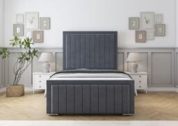 Comfort Beds Arizona Bed Frame in Charcoal - Size: King - thumbnail 2