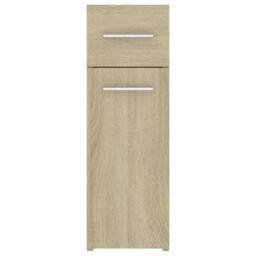 Berkfield Home Apothecary Cabinet Sonoma Oak 20x45.5x60 cm Engineered Wood in Brown - thumbnail 6