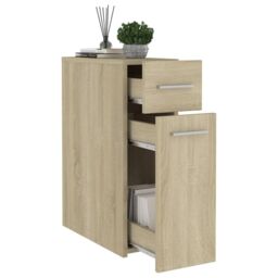 Berkfield Home Apothecary Cabinet Sonoma Oak 20x45.5x60 cm Engineered Wood in Brown - thumbnail 4