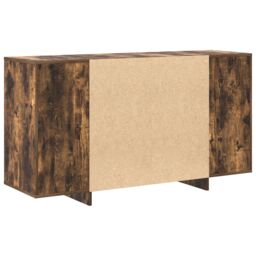 Berkfield Home Smoked Oak Sideboard Smoked oak Wood 135 x 41 x 75 cm Storage in Brown - thumbnail 8