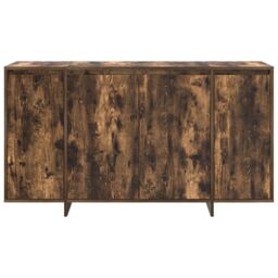 Berkfield Home Smoked Oak Sideboard Smoked oak Wood 135 x 41 x 75 cm Storage in Brown - thumbnail 6