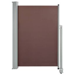 Berkfield Home Patio Retractable Side Awning 120x300 cm Brown - thumbnail 2