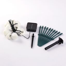 mysmartbuy 10 x Solar Mushroom LED Stake Lights - Water Resistant Outdoor Garden Pathway, Flower Bed, Border, Lawn Lighting Decorations - thumbnail 2