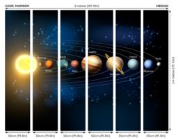 Origin Murals Planets Matt Smooth Paste the Wall Mural 350cm wide x 280cm high - Size: W350 cm x H280 cm - thumbnail 6