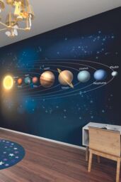 Origin Murals Planets Matt Smooth Paste the Wall Mural 350cm wide x 280cm high - Size: W350 cm x H280 cm - thumbnail 1