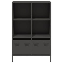 Berkfield Home Highboard¬†Black 68x39x103.5 cm Steel in Black - thumbnail 5