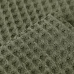 Allure Bath Fashions Hotel Waffle Cushion Covers Two Pack in Khaki - Size: 50 cm x 50 cm - thumbnail 3