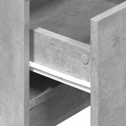 Berkfield Home Bedside Cabinet with 2 Drawers Concrete Grey 40x36x50 cm in Brown - Size: 40 x 36 x 50 cm - thumbnail 8