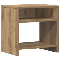 Berkfield Home Timeless Bedside Cabinet¬†Aritisian Oak 40x30x40 cm Engineered Wood in Brown - Size: 40 x 30 x 40 cm - thumbnail 3