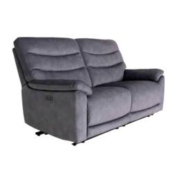 Furnishings For Less UK Tilly Electric Reclining 3 Seater Sofa Settee Charcoal USB Charging - thumbnail 8