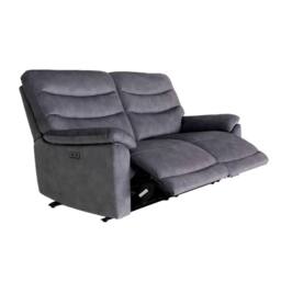 Furnishings For Less UK Tilly Electric Reclining 3 Seater Sofa Settee Charcoal USB Charging - thumbnail 6