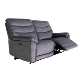 Furnishings For Less UK Tilly Electric Reclining 3 Seater Sofa Settee Charcoal USB Charging - thumbnail 7
