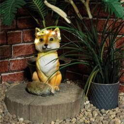 St Helens Female Fox With Light Up Head band in Brown