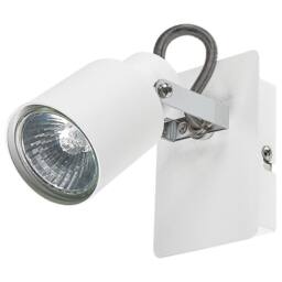 Wyld and Coco Set of 2 White Metal Swing-Arm Wall Lamps 1-Light Cone Shade - thumbnail 4