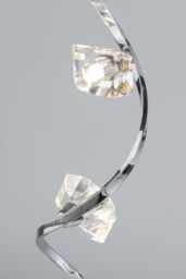 BHS Lighting Bella Floor Lamp in Silver - thumbnail 3