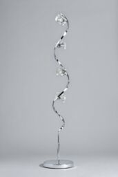 BHS Lighting Bella Floor Lamp in Silver - thumbnail 2