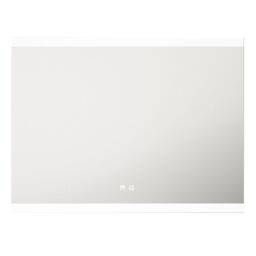 Loops 800 x 600mm LED Bathroom Mirror & Bluetooth Speaker -IP44 Demister Tunable White - thumbnail 2