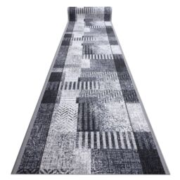 RugsX Anti-Slip Essenza Runner in Grey - Size: 80 cm x 230 cm - thumbnail 1