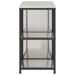 Berkfield Home with Shelf with Storage Adjustable 2 pcs Stainless steel in Silver - thumbnail 9