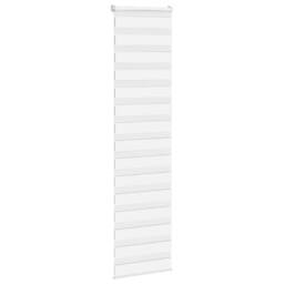Berkfield Home Zebra Blind White 55x200 cm Fabric Width 50.9 cm Polyester - thumbnail 3
