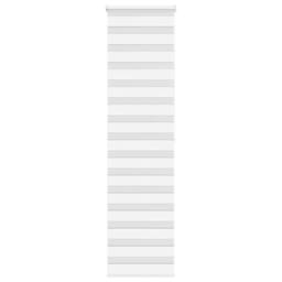 Berkfield Home Zebra Blind White 55x200 cm Fabric Width 50.9 cm Polyester - thumbnail 2