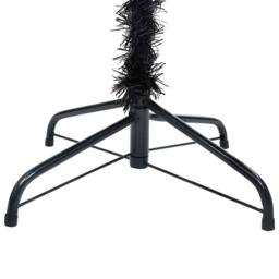 Berkfield Home Beautiful Artificial Pre-lit Christmas Tree with Ball Set Black 1 - thumbnail 4