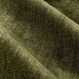 Yard Heavy Chenille Blackout Eyelet Curtain Pair in Olive - Size: 168 cm width x 229 cm drop - thumbnail 5