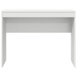 Berkfield Home Writing Desk White Particle board Medium Simple Writing Desk - thumbnail 4