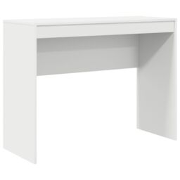 Berkfield Home Writing Desk White Particle board Medium Simple Writing Desk - thumbnail 2