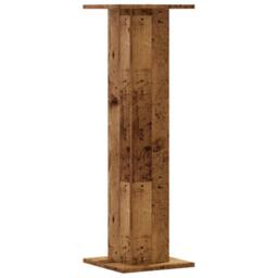 Berkfield Home Plant Stands 2 pcs Old Wood 30x30x95 cm Engineered Wood in Brown - Size: 30 x 30 x 95 cm - thumbnail 5