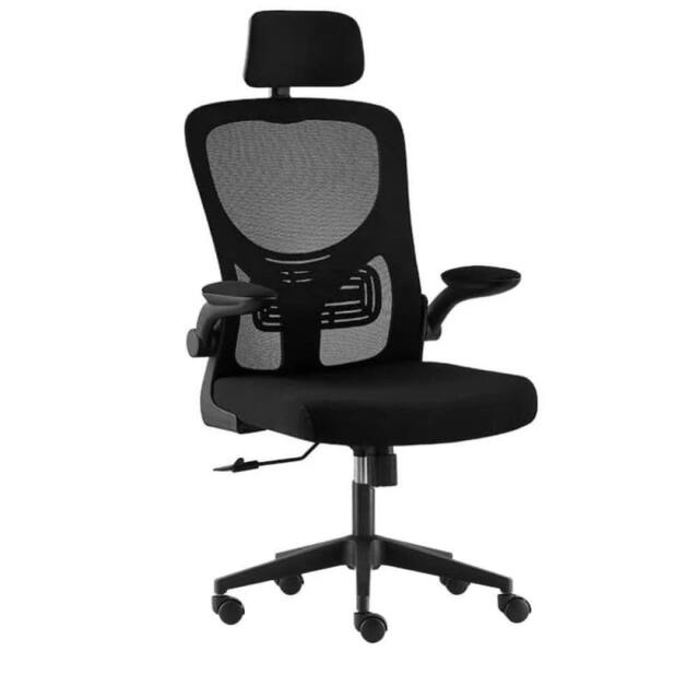 NESTLUNE New Mesh Office Chair Ergonomic 360° in Black - Size: 100 cm x 15 cm - image 1