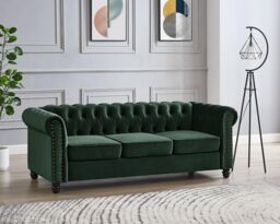 Home Detail Chester 3 Seater Sofa in Dark Green