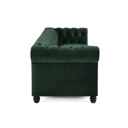 Home Detail Chester 3 Seater Sofa in Dark Green - thumbnail 3