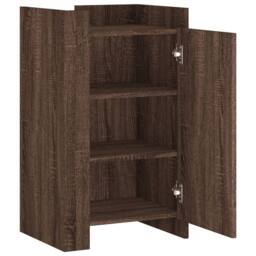Berkfield Home Sideboard Brown Oak 45x35x75 cm Engineered Wood - Size: 45 x 35 x 75 cm - thumbnail 7