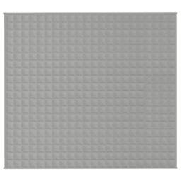 Berkfield Home Weighted Blanket Grey 200x230 cm 9 kg Fabric - thumbnail 1