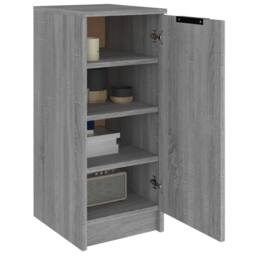 Berkfield Home Shoe Cabinet Grey Sonoma 30x35x70 cm Engineered Wood - Size: 30 x 35 x 70 cm - thumbnail 4